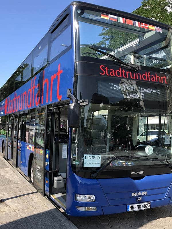 Doppeldecker-Bus von Stadtrundfahrt in Hamburg GmbH